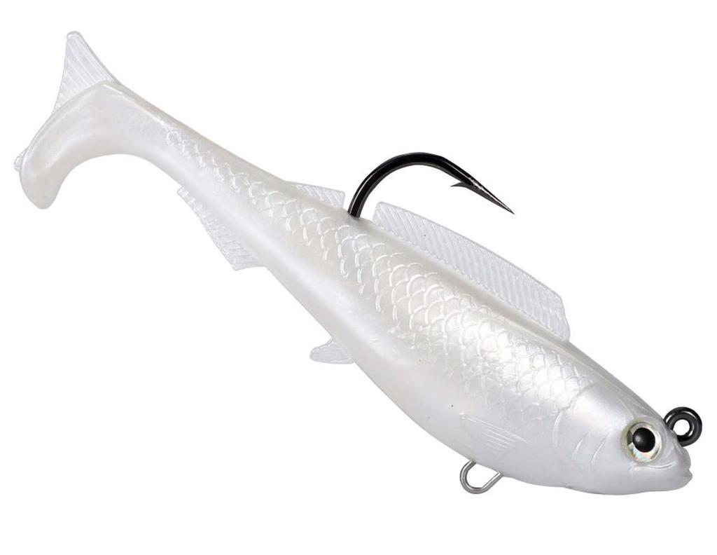 Zman Мягкая приманка Herculez Swimbait 3 дюйма, 2 шт. в упаковке, жемчуг (5974)