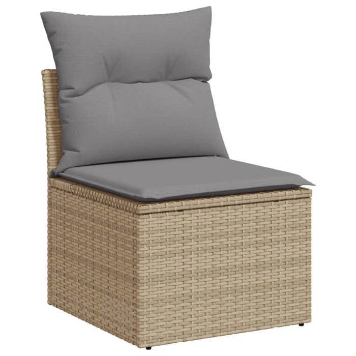 VidaXL Salon de Jardin avec Coussins 12 pcs, Canapés de Terrasse, Ensemble de Meubles de Patio, Mobilier d'Extérieur, 3226514