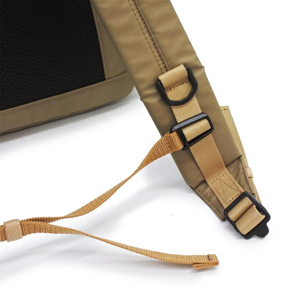 CIE FLOW DAYPACK BLACK, Lightweight, Waterproof, Made In Japan with LI-TEX Original Material, Daypack Backpack for Men and Women