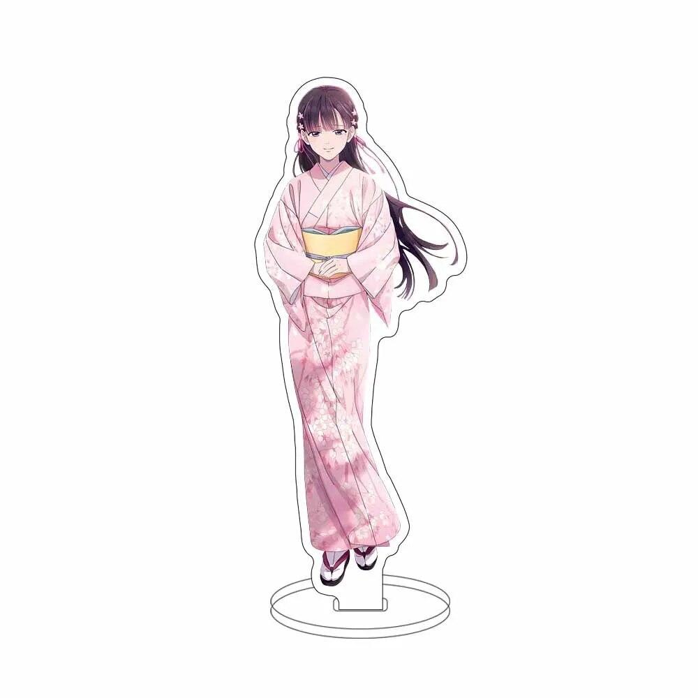 Горячая подставка для аниме Watashi No Shiawase Na Kekkon Kudou Kiyoka My Happy Marriage Saimori Miyo, дисплей, украшение для рабочего стола, вентилятор, сбор