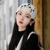 Ethnic Style Hollow Flower Knitted Hat Basin Hat Beanies Casual Crochet Bucket Hat  Girls