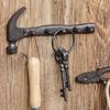 Креативные деревенские чугунные настенные крючки Винтажные DIY Форма плоскогубцев Держатель для ключей Железный настенный Декор Полка Прихожая