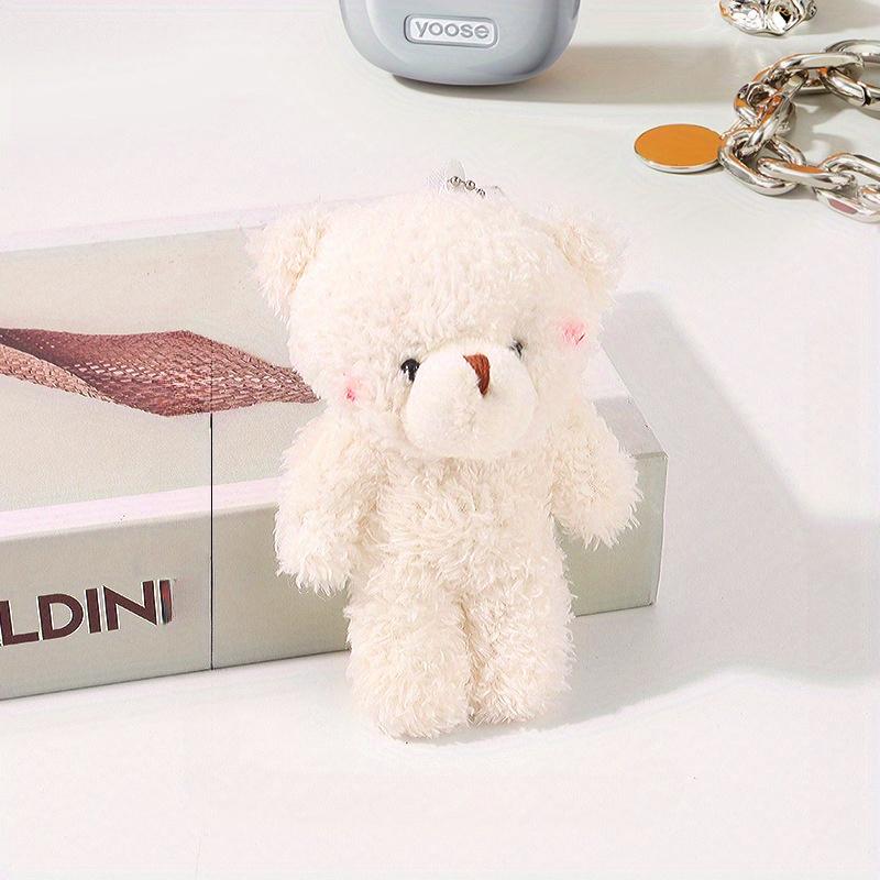 Милый плюшевый брелок-подвеска в виде медведя, мягкая плюшевая игрушка-брелок, кулон на рюкзак, подарки на день рождения для детей