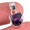 Natural Alexandrite Gemstone Handmade 925 Solid Sterling Silver Pendant 1'' A0M22