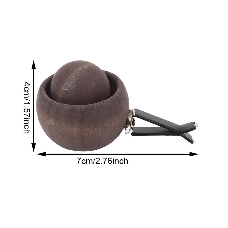 Деревянные автомобильные диффузоры для эфирных масел - Сферический дизайн Декор для спальни Диффузор Аромат для автомобиля Дома Комнаты Распространение натурального аромата