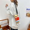 Doll Plush French Fries Handbag Crossbody Bag Shoulder Bag Casual Cartoon Hamburger Bag  Girl