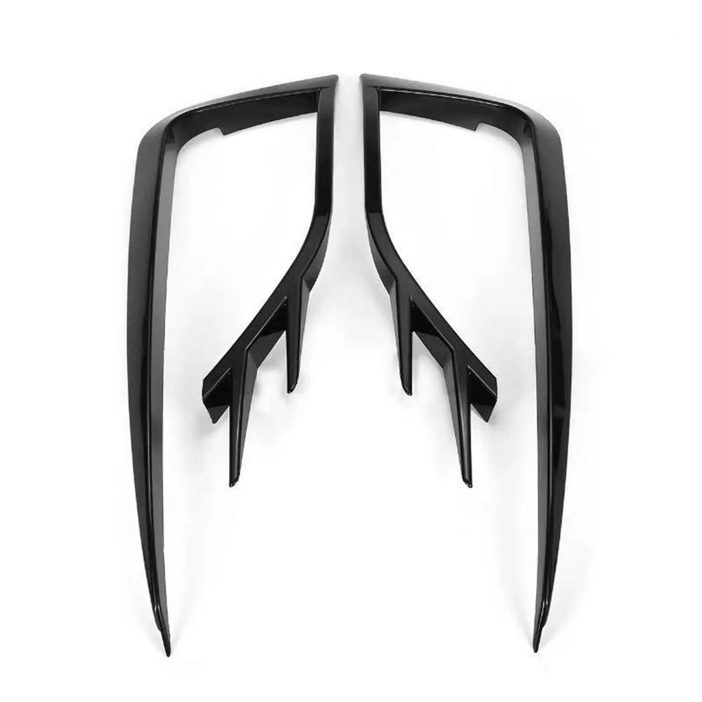 Для VW Golf 7.5 MK7.5 2017 ~ VII Facelift передний бампер Противотуманные фары Решетка Крышка Накладка Ветер Нож Бритва Стиль Канарды на заказ