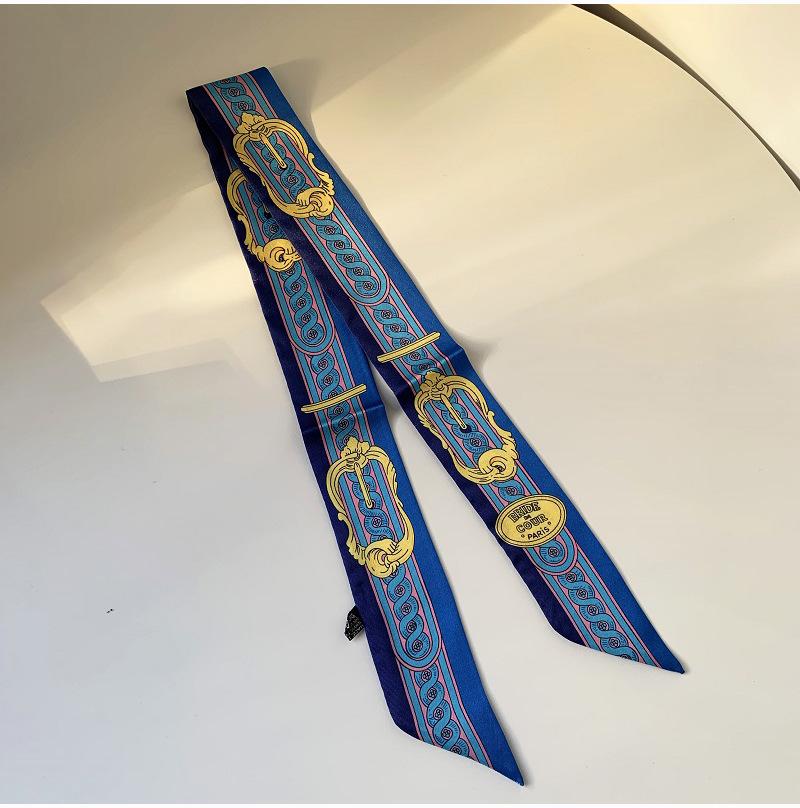 2024 Silk Twilly Scarf: Stylish Ribbon for Bag Handles & Hair