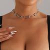 Аксессуары Нестандартное ожерелье Alien Metal Street Hip Hop Trend Clavicle Chain Premium