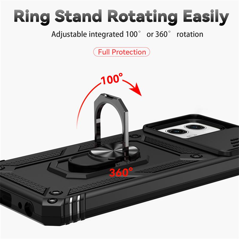 Чехол для Motorola Moto G Power 5G 2023, защитный чехол для камеры, защитный чехол для телефона Motorola G Power 5G 2023, кольцевой держатель, задняя крышка