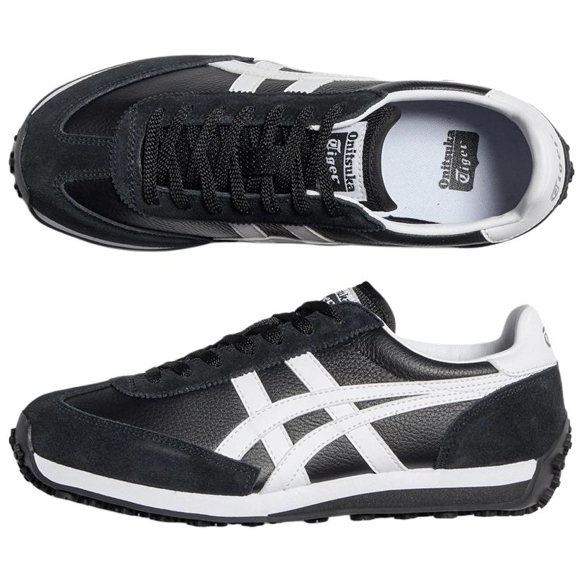 ONITSUKA TIGER Edr 78 Versatile Comfortable Running Shoes Unisex Sneakers Black White 1183B411-001