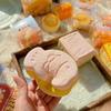 Муссовый Торт Сквиши Игрушка Медленно Поднимающаяся Коричневый Сахар Мусс Квадратный Торт Медленный Отскок Сжимаемая Игрушка Антистресс Снятие Напряжения Руки Расслабление Подарок