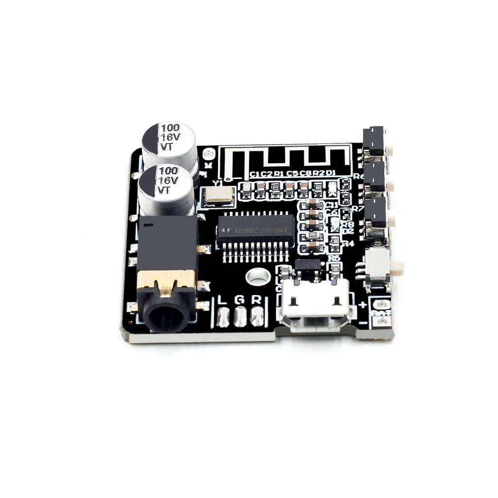 3.7-5V Mini Bluetooth Stereo Audio Receiver Board Module With Mic for Arduino MP3 Player Bluetooth Lossless Decoder Board Type-C