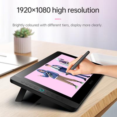 Bosto BT-13HDK Портативный графический планшет для рисования 13,3-дюймовый H-IPS светодиодный экран Дисплей Цифровое искусство