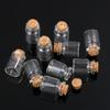 Clear Tiny Small Empty Wishing Glass Transparent Wishing Bottle Message Bottles With Cork Stopper