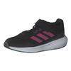 Adidas Core Fight Junior Running Sport Elastic Top Boys and Sizes Core Six Size 2.0 Shoes, Running, Lace, Strap, Girls, 17-25.5cm, LTJ63, Black/Pulse
