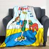 1pc Pippi Longstocking2 Blanket, Gift, for Men and Women, Soft Blanket, Good for Sofa Bed Couch Travel, Lightweight Flannel Blanket
