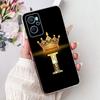 Чехол для Realme 9i 4G 5G Милая Корона Инициалы Защитный ТПУ Чехол для Realme9 Pro Plus 9 Pro+ Мягкий Силиконовый Чехол для Телефона