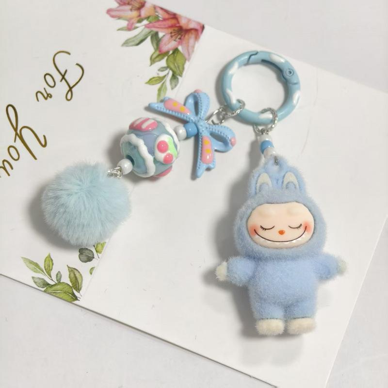 Стоячий Флисовый Брелок-Бантик 4,5 см Креативный Плюшевый Подарок Подвеска Подвеска для Сумки