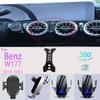Автомобильный держатель телефона для Benz A200 A180 W177 2019 2020-2024 Поддержка мобильного телефона Автомобильные крепления Беспроводная зарядка Автомобильные аксессуары