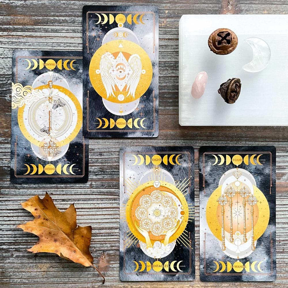 Lucine Tarot MIDNIGHT Edition 78-карточная колода для гадания 12*7 см