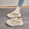 Платформенные кроссовки-папы 2025 новая летняя сетчатая дышащая повседневная обувь делают ноги маленькими и увеличивают рост легкая спортивная обувь женская обувь