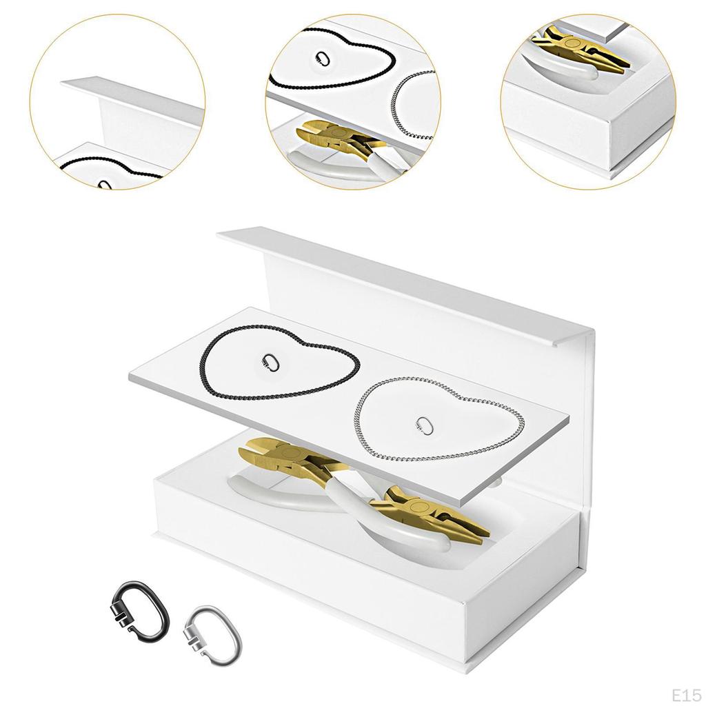 2шт. Набор постоянных браслетов для пар, запертые на руку цепочки, изготовление браслетов своими руками для