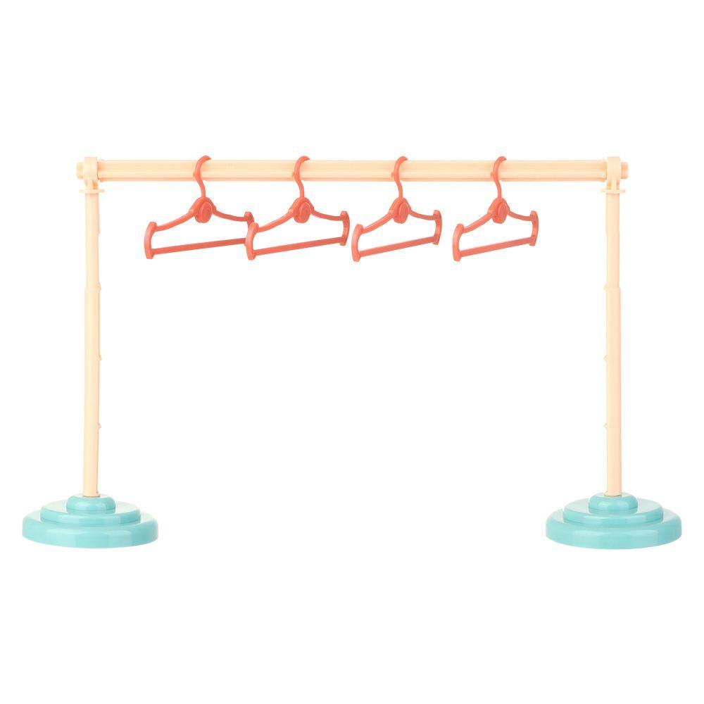 1/6 1/8 1/12 Dolls Gift Clothes Rack Dollhouse Furniture Doll Accessories Garment Organizer Hangers