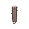 Valentino Studded Long Zipper Leather Wallet Women Wallet Gray Pink SW2P0645BOL-P45