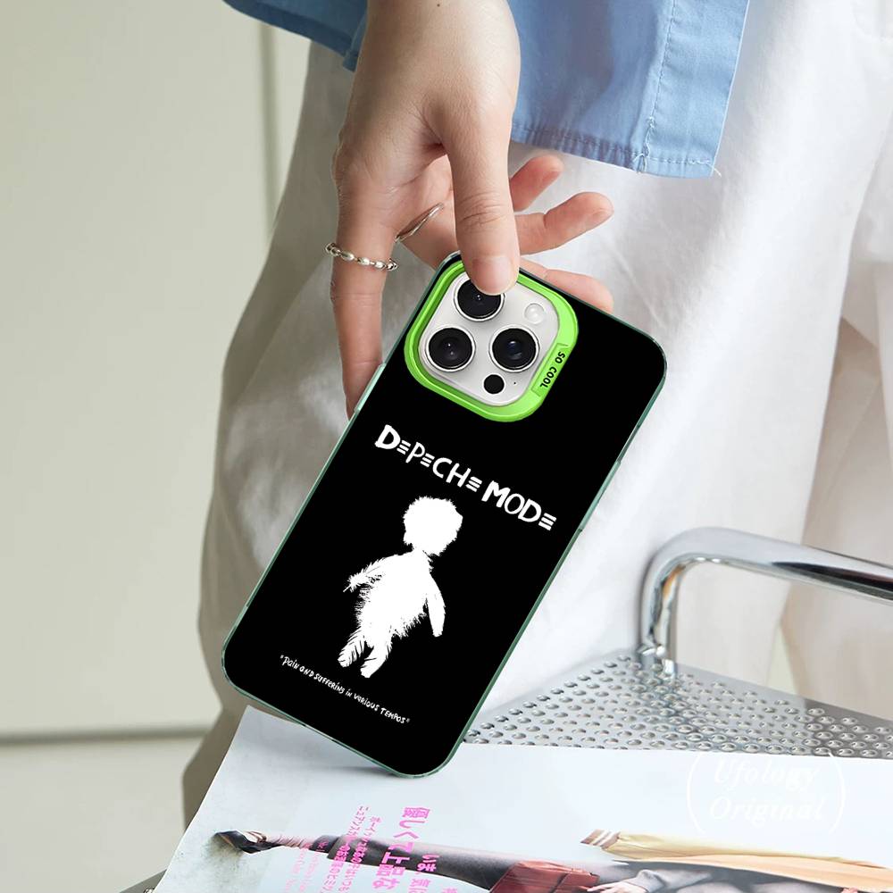 Крутые чехлы для телефона Rock D-Depeche в стиле Cool Mode Для IPhone 17 16 15 14 13 12 11 Plus Pro Max Цветной чехол