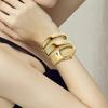 Women's Light Luxury Brand Watch, Small and Elegant Snake Style, Fashionable and Waterproof Bracelet Watch W95