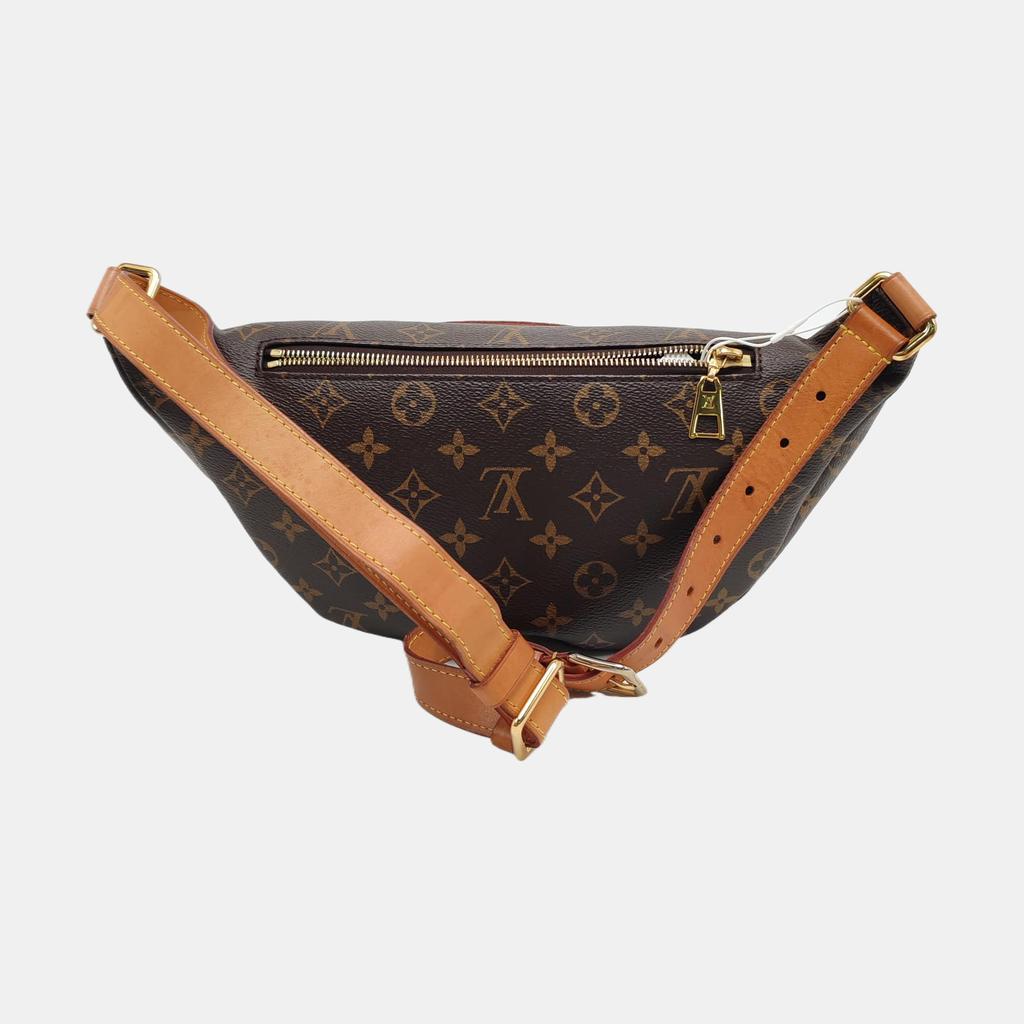 [Pre-Owned] Bumbag Classic Monogram Coated Canvas With Natural Cowhide - Very Good #1K0TO0A
