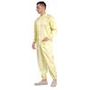 Stand Collar Front Zip Jumpsuit M-5XL - Mens Adults Anti-static Dustproof Full-body Coveralls for Workshop Worker