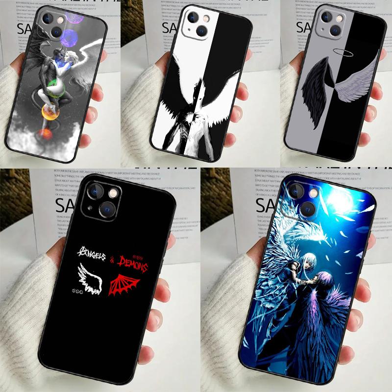 Devil Angel For Realme C71 C75 C55 C53 C67 C61 C33 C63 C51 C65 15 GT7 Pro 10 11 12 13 14 Pro Plus Case