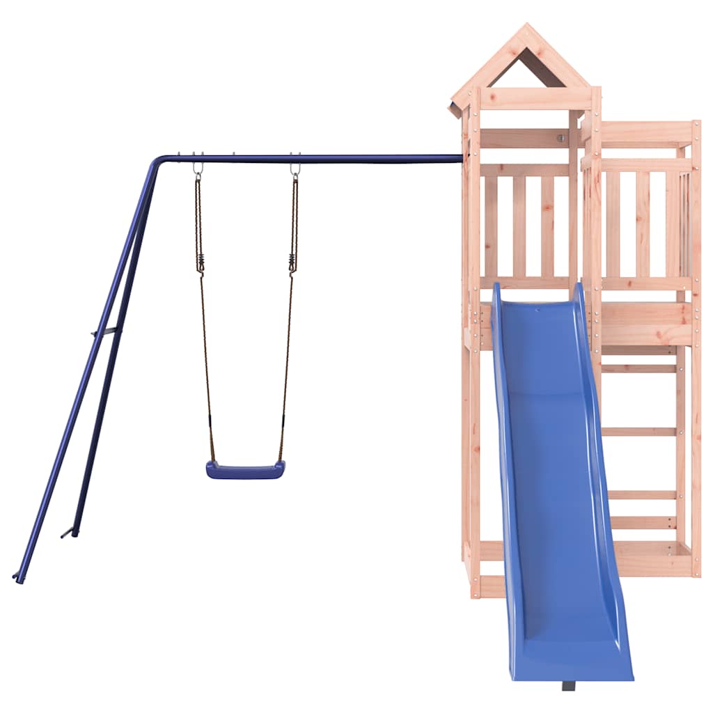Solid Wood Play Tower Made of Douglas Fir