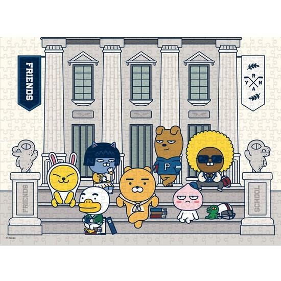 Пазл Kakao Friends 500 Friends University, популярные корейские головоломки