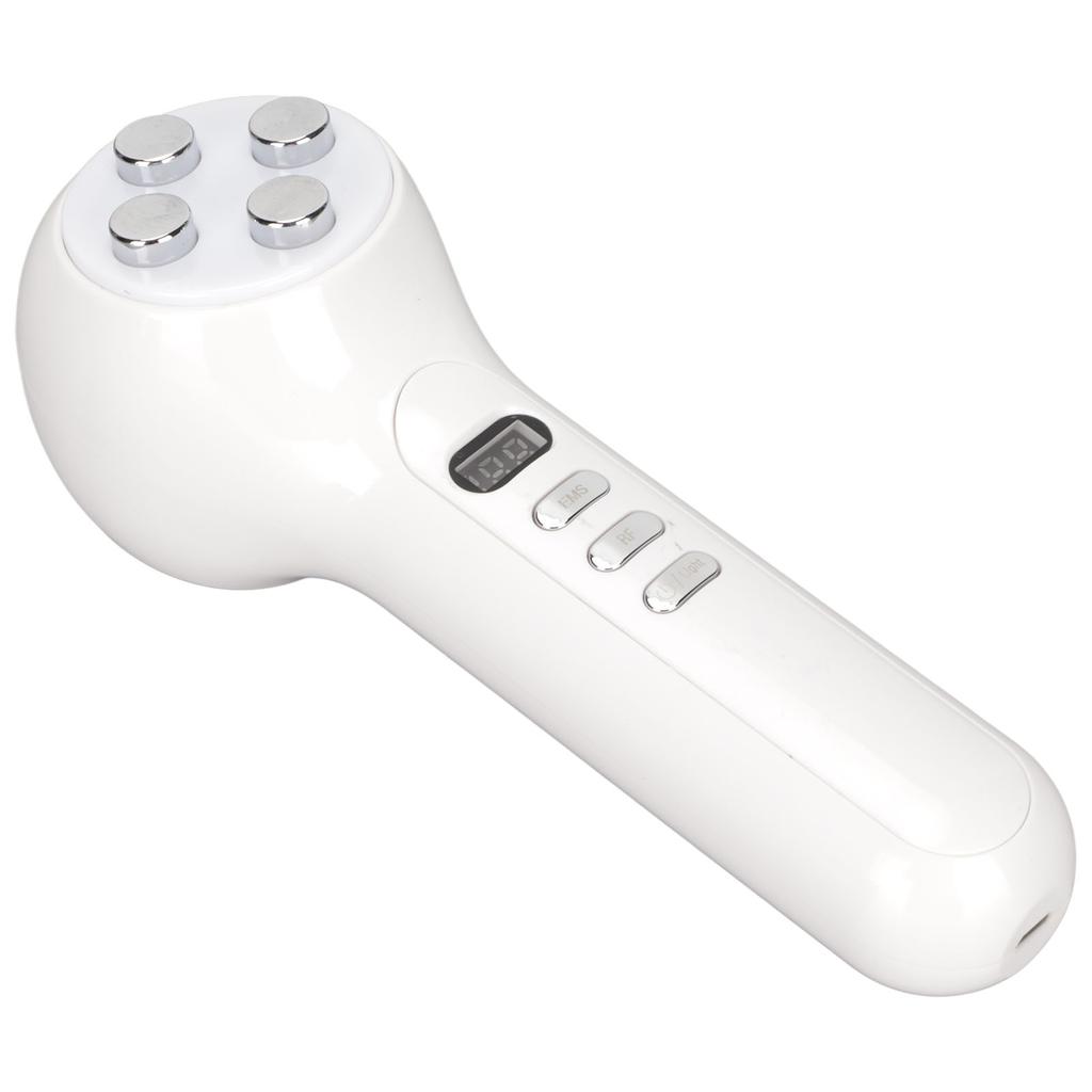 EMS Радиочастотный Косметический Прибор 5 Шестеренчатый Массажер Для Лица и Подтяжки Кожи Белый