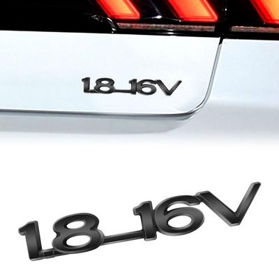 1 шт. 3D Металлическая эмблема 1.8-16V | Универсальная наклейка-значок на задний багажник автомобиля для ZAFIRA ASTRA Optima Corsa Vectra Insignia