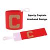 Soccer Captain Armband Nylon Elastic Adjustable Basketball Captain Armband Outdoor Football Player Band