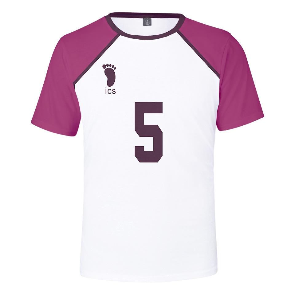 Anime Haikyuu Jersey 3D Print Sports Kid Tee Summer Men Women Short Sleeve Y2k Top Harajuku Cosplay Volleyball T-shirts