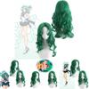 Kaiou Michiru Cosplay Wig For Anime Fans Medium Length, High Temperature Fiber, Cartoon Style