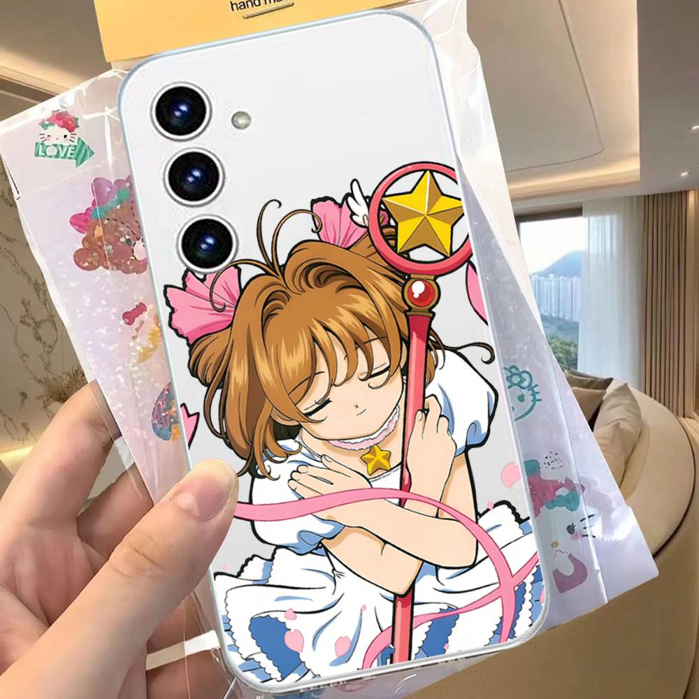 Cute C-Cardcaptor Sakura-s For Samsung Galaxy A52 A12 A51 S21 Edge S22ULTRA S23 S20LITE Plus Ultra Transparent Cover