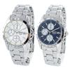 Seiko Watches Pair Watch Storage Box for Men and Women with Date and White and Snd363pc and Snd365pc Calendar, Navy, [Used]