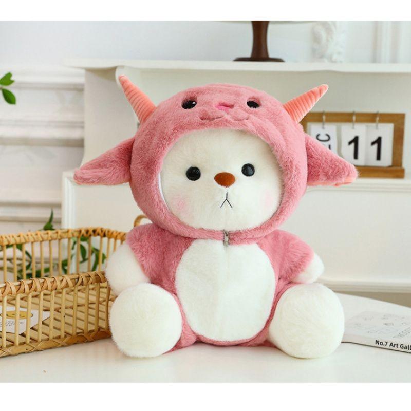 Adorable Lily Bear Plush Doll Strawberry Soft Toy For Girls Birthday Gift 35cm And 45cm Options