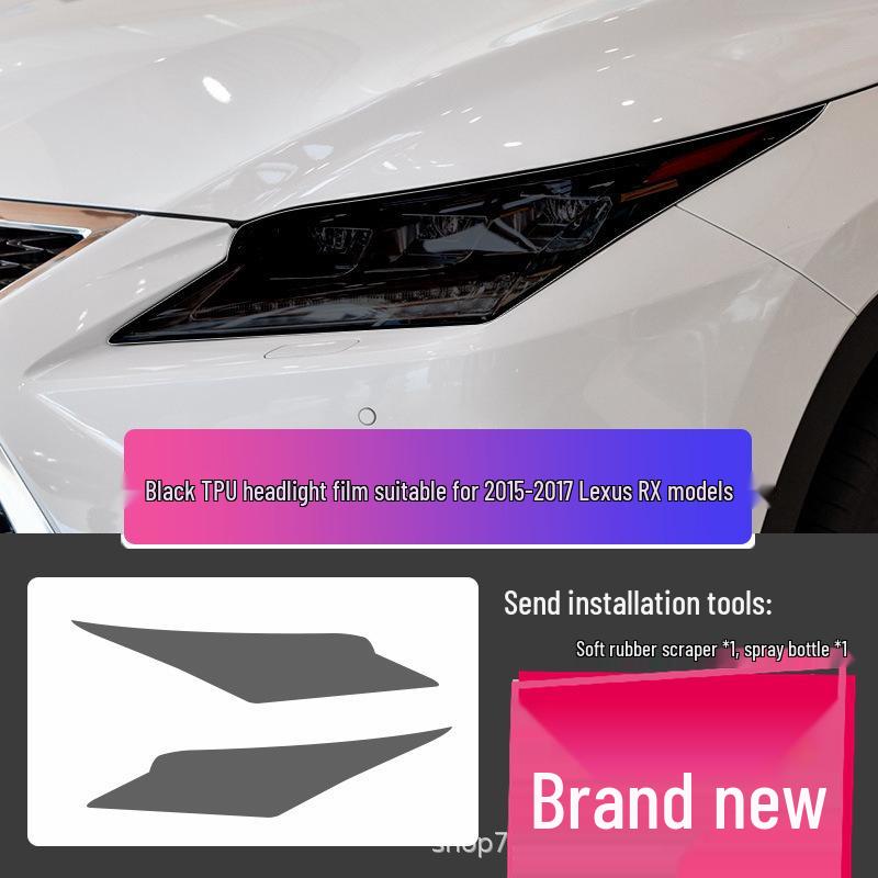 Lexus LX570 Headlight Film – Transparent Smoked Light-Control Protective Film