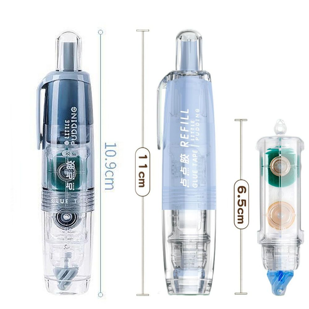 Press-type Dispensing Glue Eraserable Double-Sided Glue Portable School Supplies Students