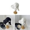 Polyester Sun Hat With Large Brim And Butterfly Bow For Summer Sun Protection
