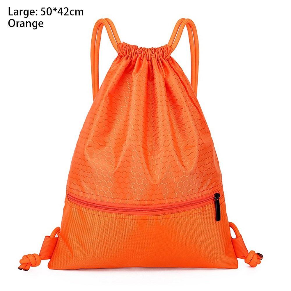 1Pcs Basketball Helmet Storage Sports Drawstring Pocket Outdoor Zipper Bag Simple Fitness Backpack