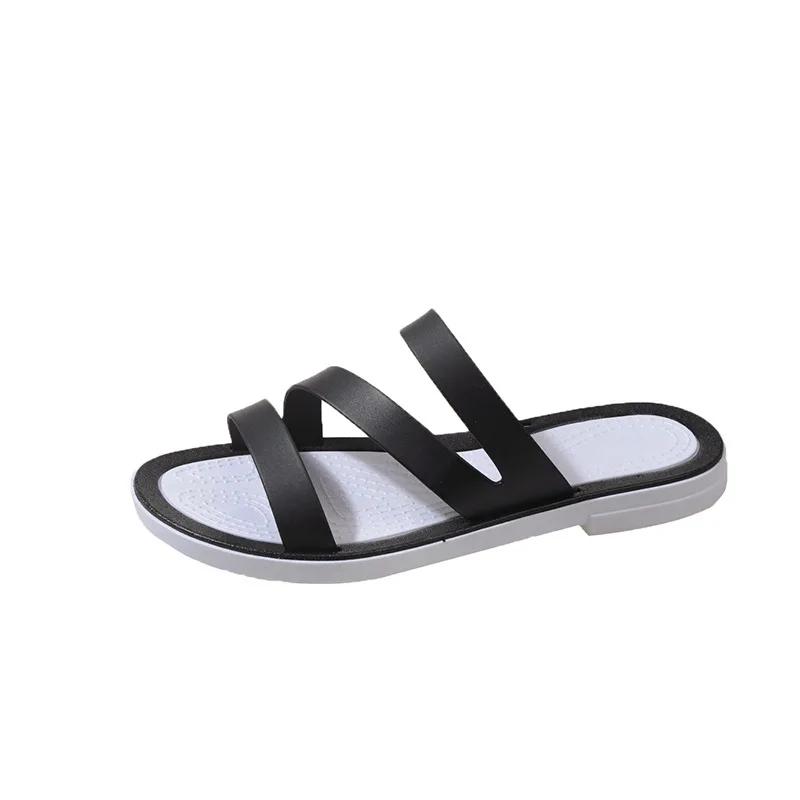 Flat Sandals for Women Trend Summer Outwear Flat Heels Fashion Beach Slippers Zapatos Para Mujeres Shoes
