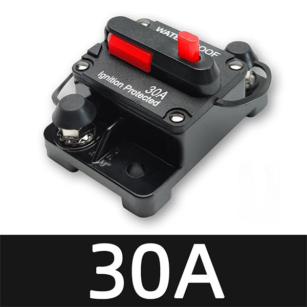 11A to 111A 11V-18V Circuit Breaker Power Protect Fuse Trolling with Manual Reset Waterproof Car Boat Manual 11A 81A 111A 111A